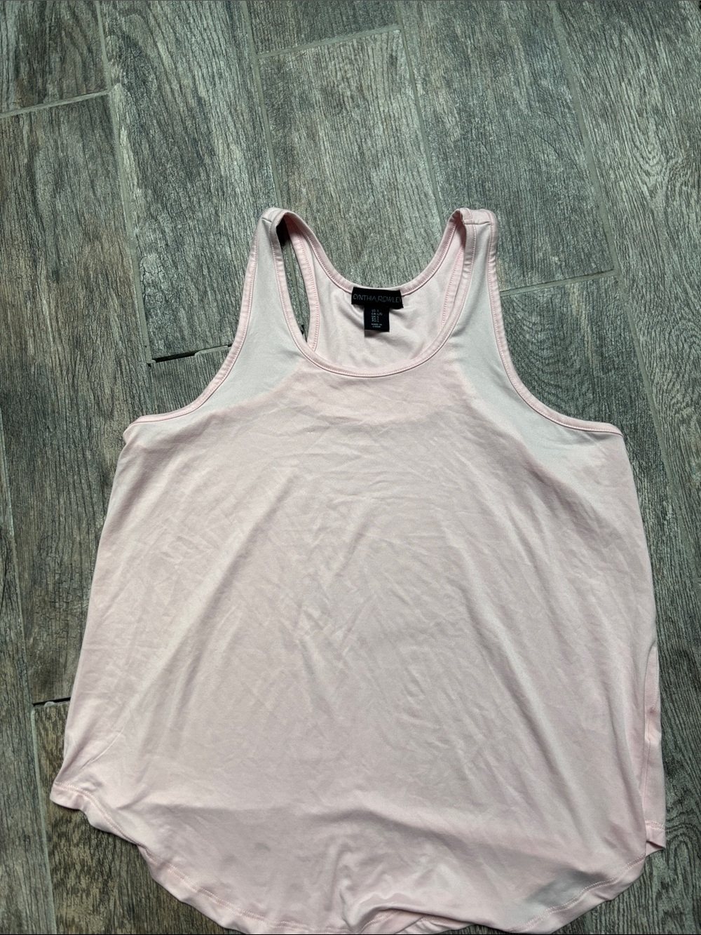 Cynthia Rowley Pink Racerback Tank with White Bow-Print Pajama Shorts & Pants - Picture 6 of 6